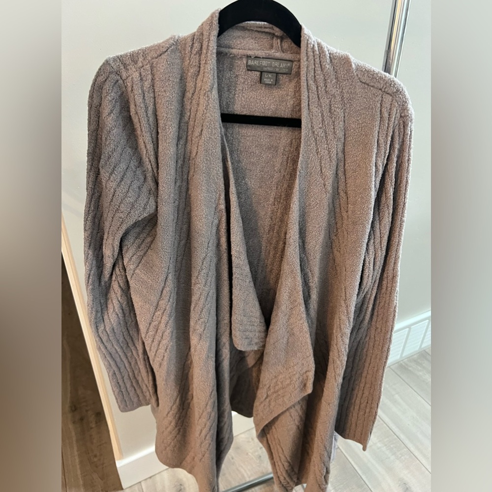 Barefoot Dreams Waterfall Cardigan, large/X-Large